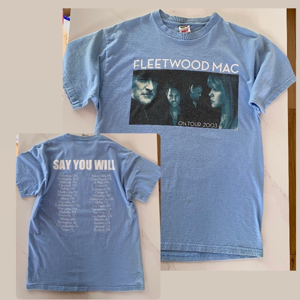 Vintage 2003 Fleetwood Mac ‘Say You Will’ Tour Tshirt